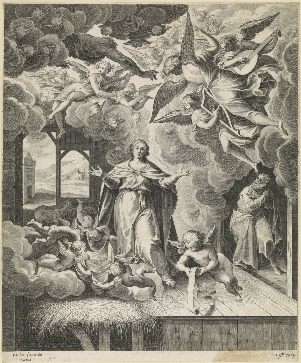 nacimiento de cristo de Gijsbert Van Veen