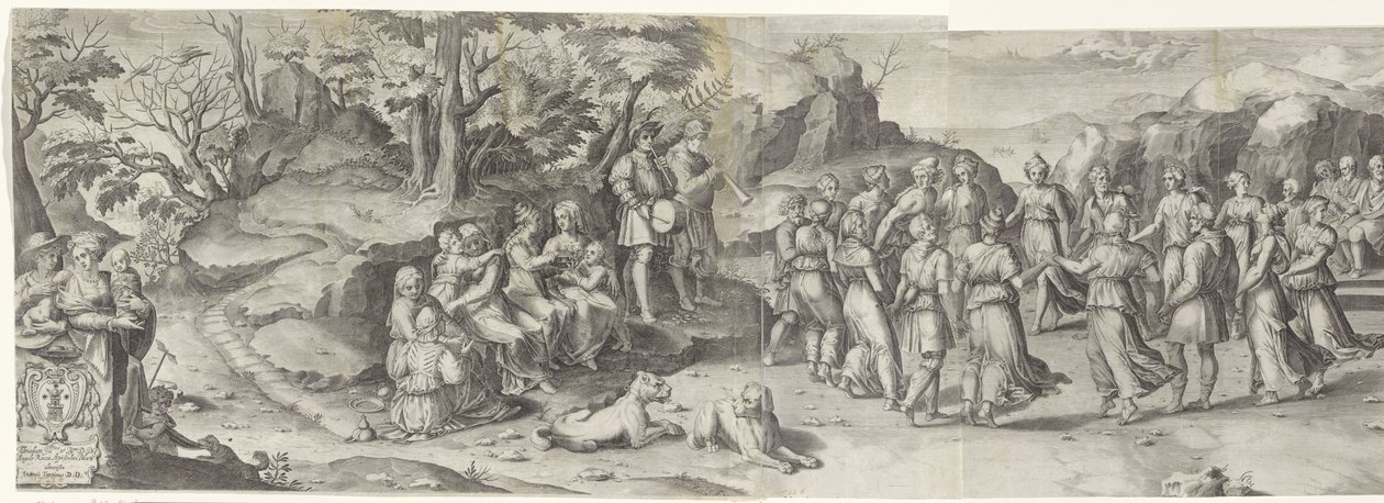 Matrimonio de Isaac y Rebeca de Gijsbert Van Veen