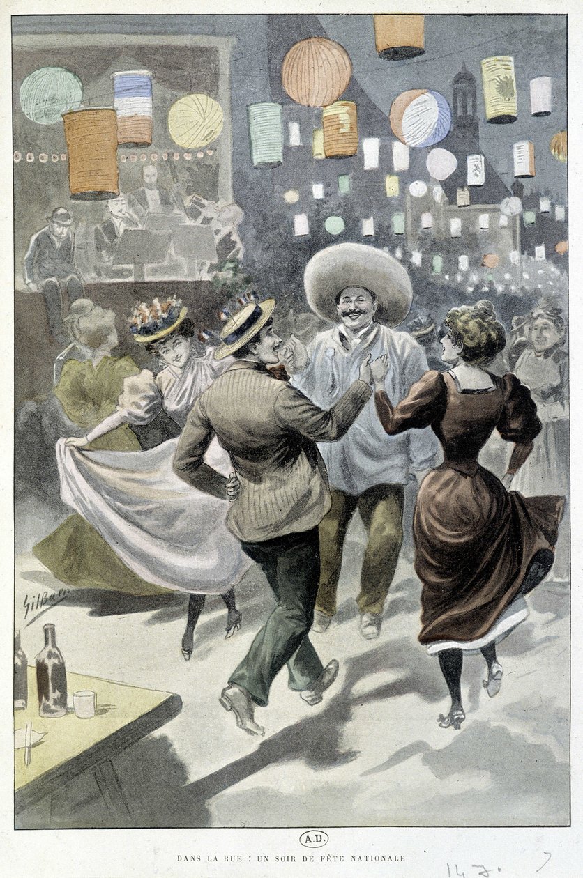 Baile del 14 de julio, s.d. principios del siglo XX de Gil  Baer