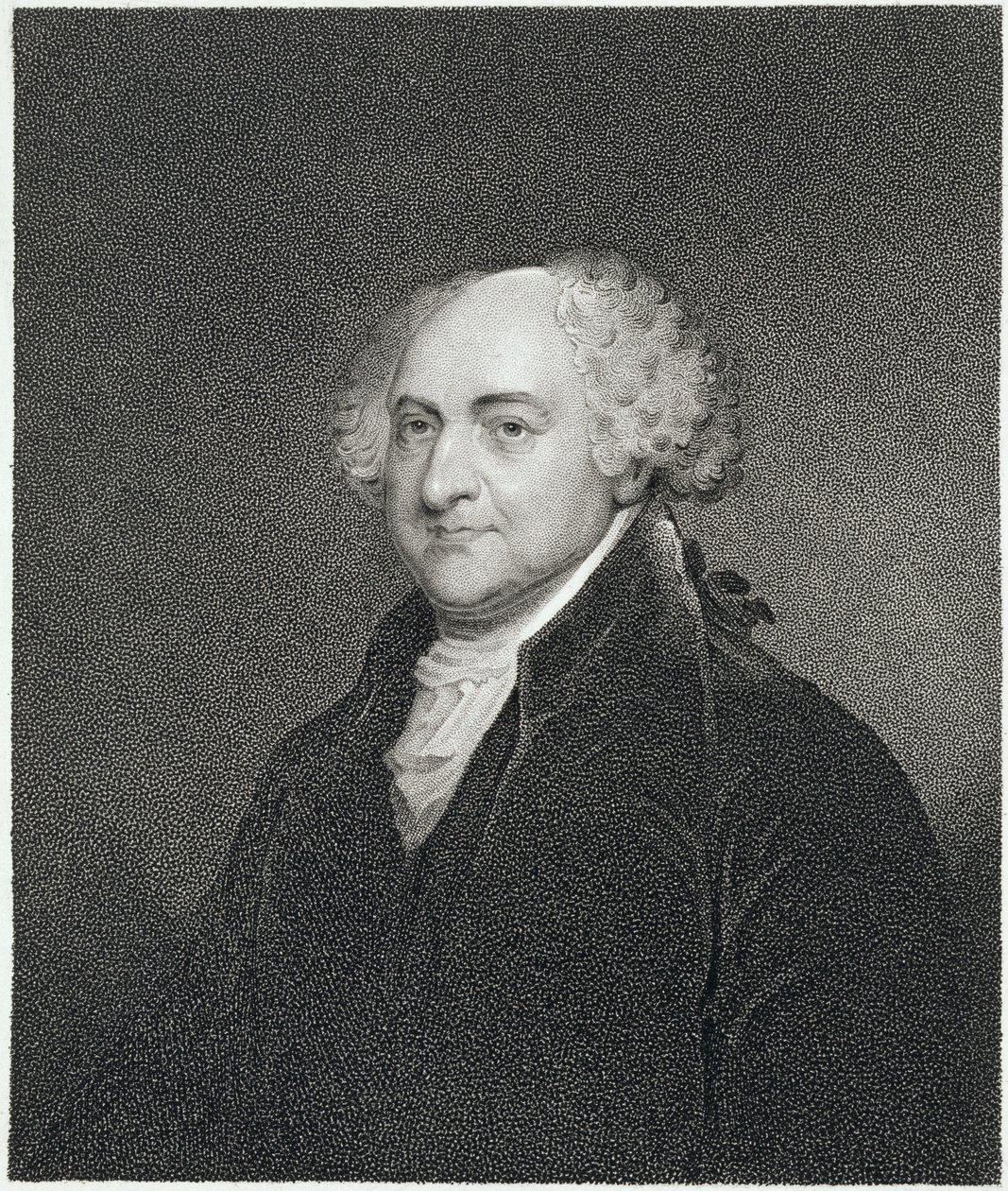 John Adams, grabado por James Barton Longacre de Gilbert Stuart