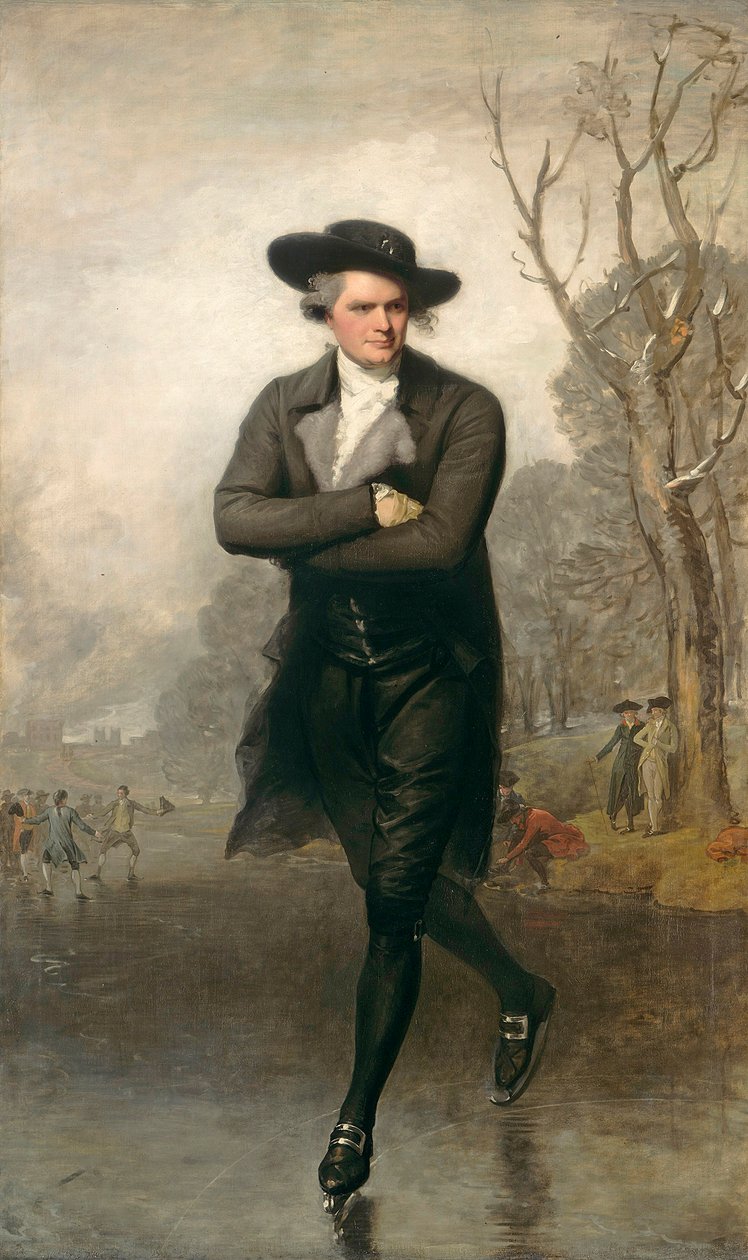El patinador (Retrato de William Grant), 1782 de Gilbert Stuart