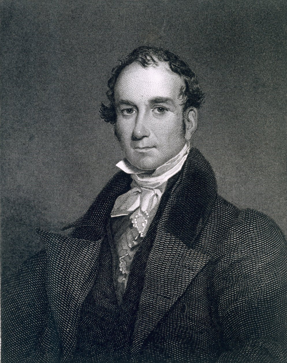 Louis McLane, grabado por Thomas Kelly de Gilbert Stuart Newton