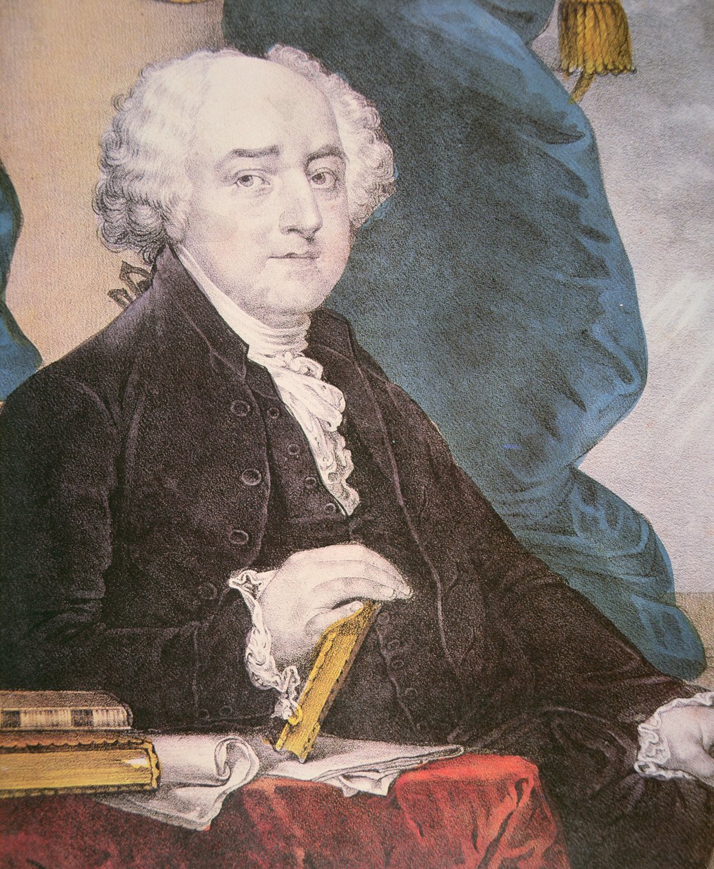 John Adams (1735-1826) publicado por Nathaniel Currier (1813-88) de Gilbert (after) Stuart