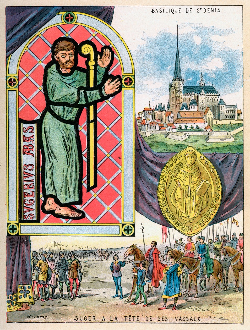 Abad Suger, abad-estadista francés, 1898 de Gilbert