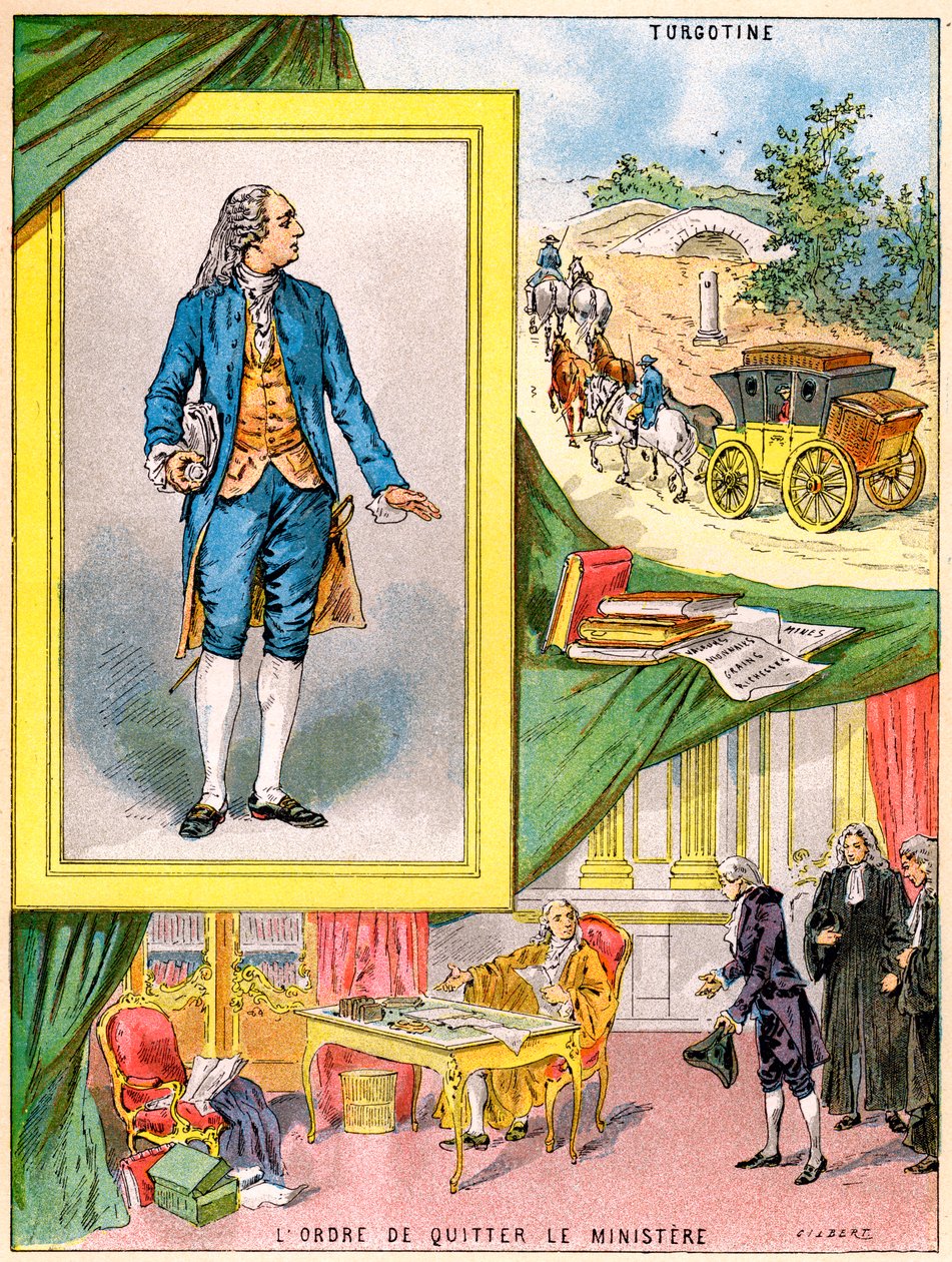 Anne Robert Jacques Turgot, economista y estadista francés, 1898 de Gilbert