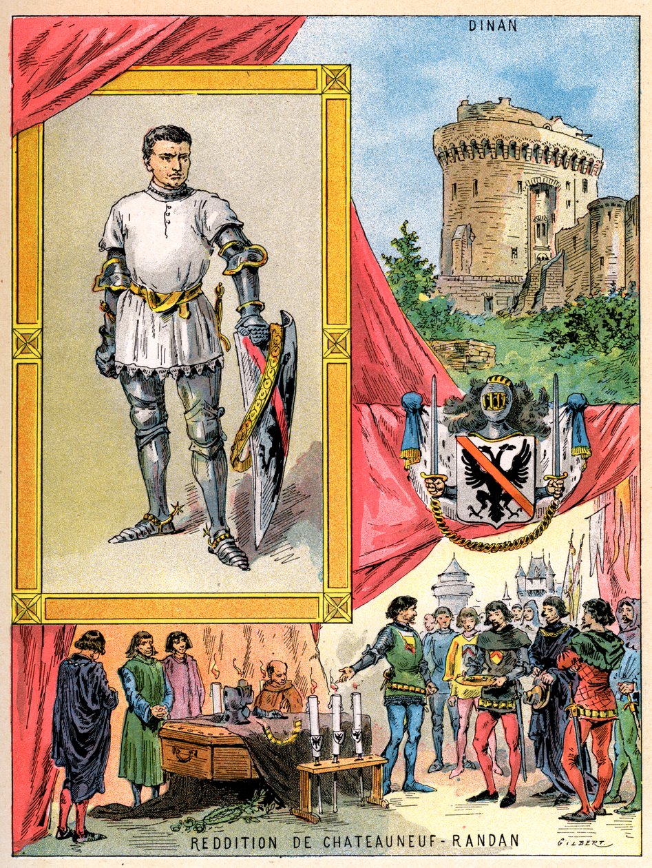Bertrand du Guesclin, caballero bretón, 1898 de Gilbert