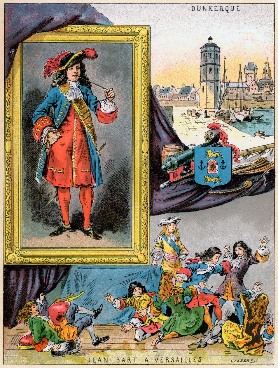 Jean Bart, comandante naval y corsario francés, 1898 de Gilbert