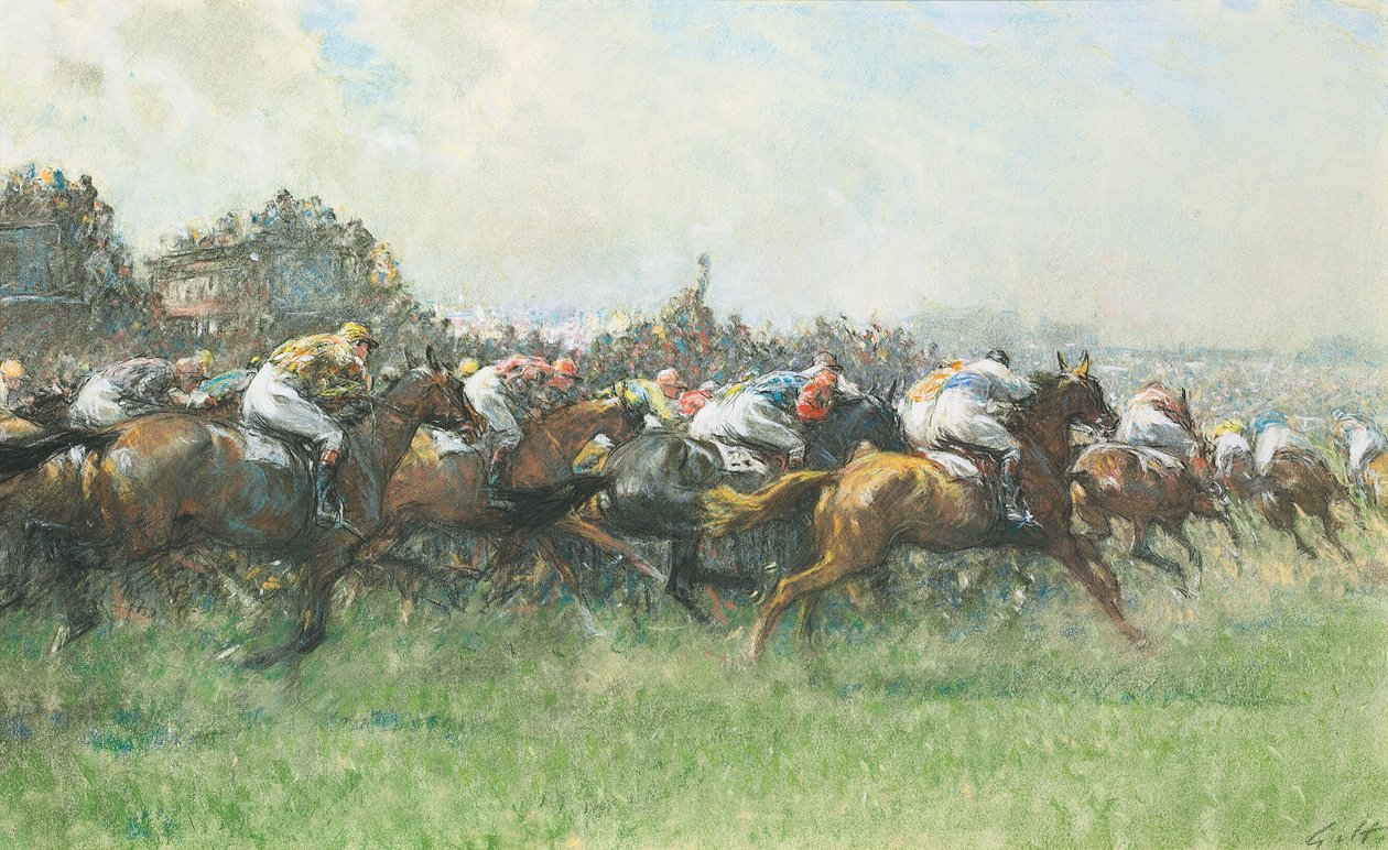 Tattenham Corner, el Derby de Epsom de Gilbert Holiday