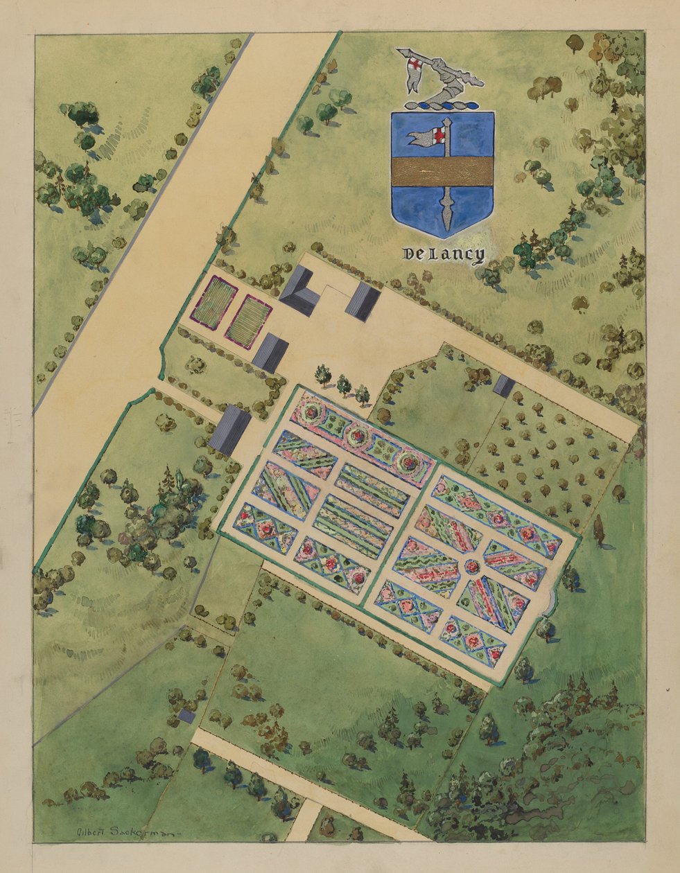 J. Delancey Estate, c. 1936 de Gilbert Sackerman