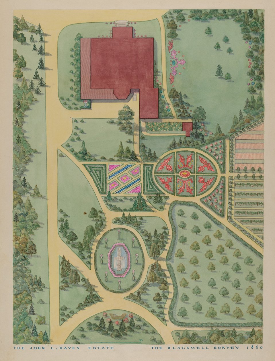 La finca de John A. Haven, c. 1936 de Gilbert Sackerman