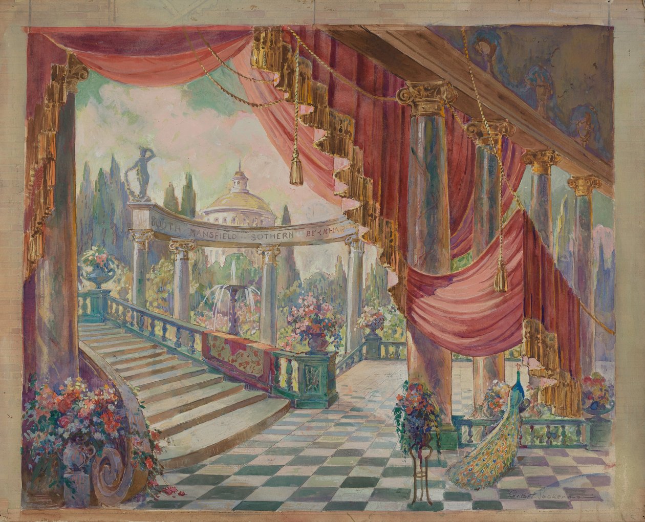 Escenografía, c. 1939 de Gilbert Sackerman