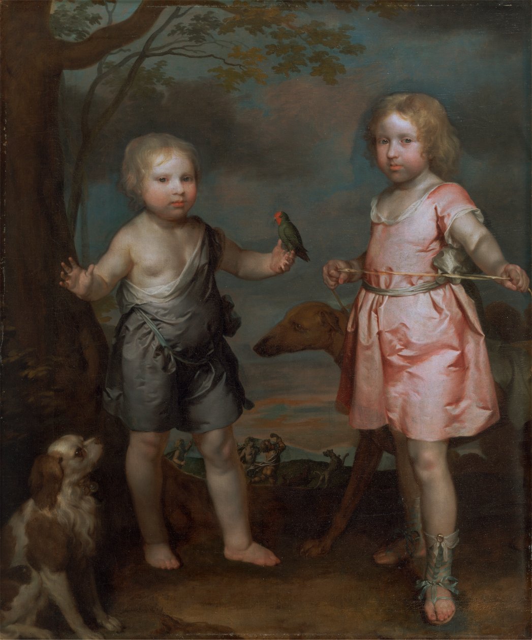 Lord John Hay y Charles, Maestro de Yester (más tarde tercer marqués de Tweeddale) de Gilbert Soest