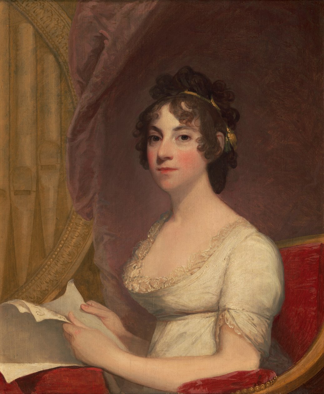 Anna Maria Brodeau Thornton (esposa de William Thornton) de Gilbert Stuart