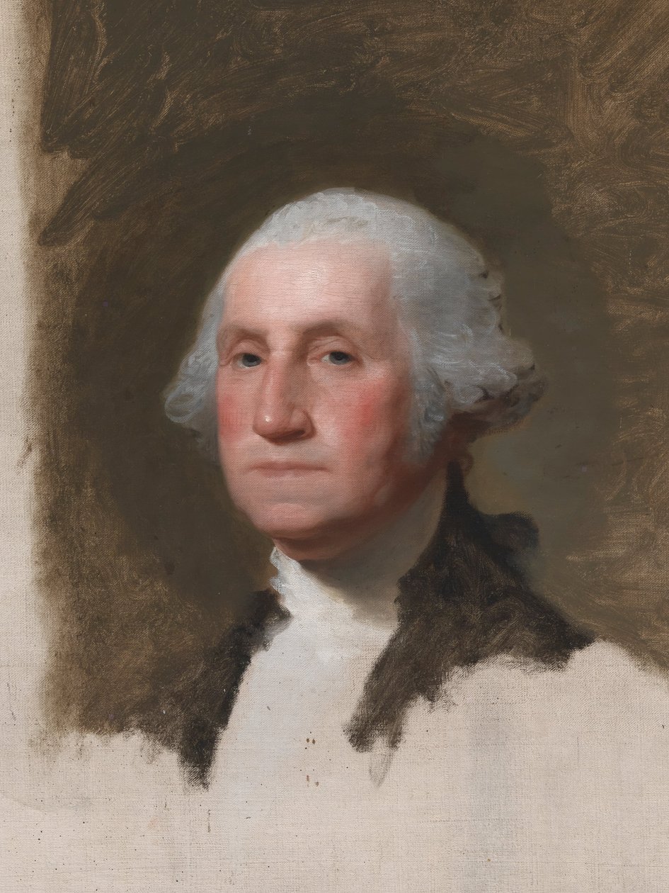 George Washington (El retrato del Athenaeum) de Gilbert Stuart