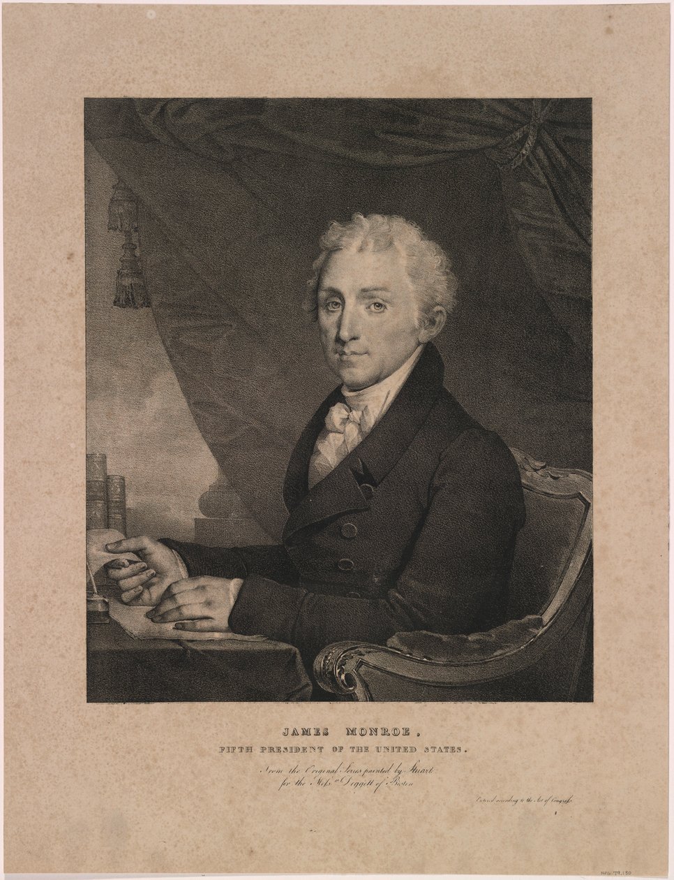 James Monroe de Gilbert Stuart