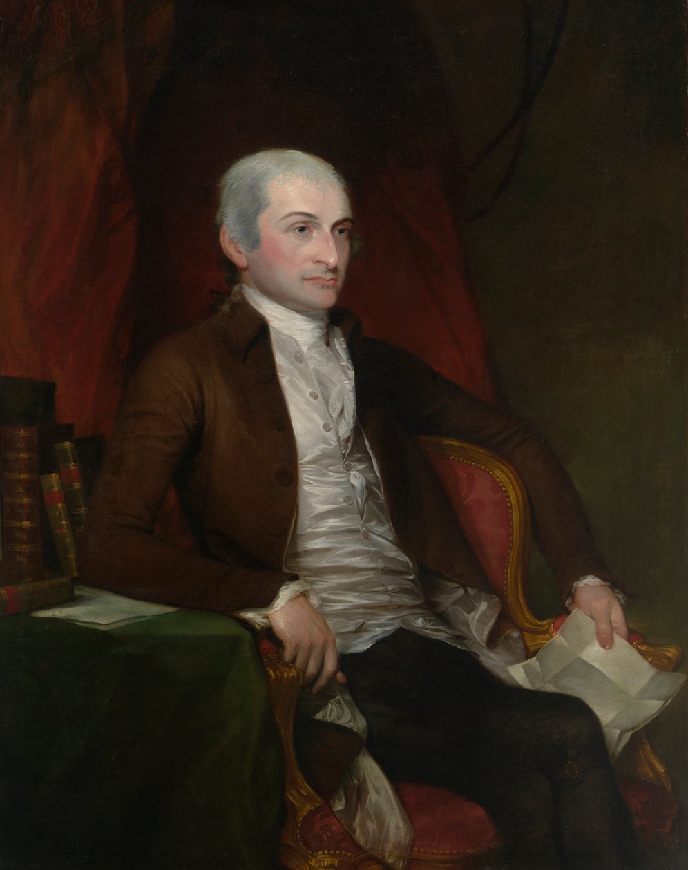 John Jay, comenzado en 1784, completado en 1818 de Gilbert Stuart