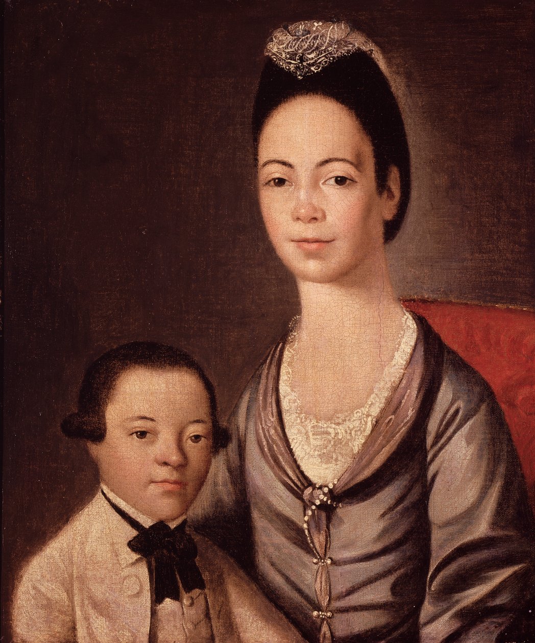 Sra. Aaron Lopez y su hijo, Joshua de Gilbert Stuart