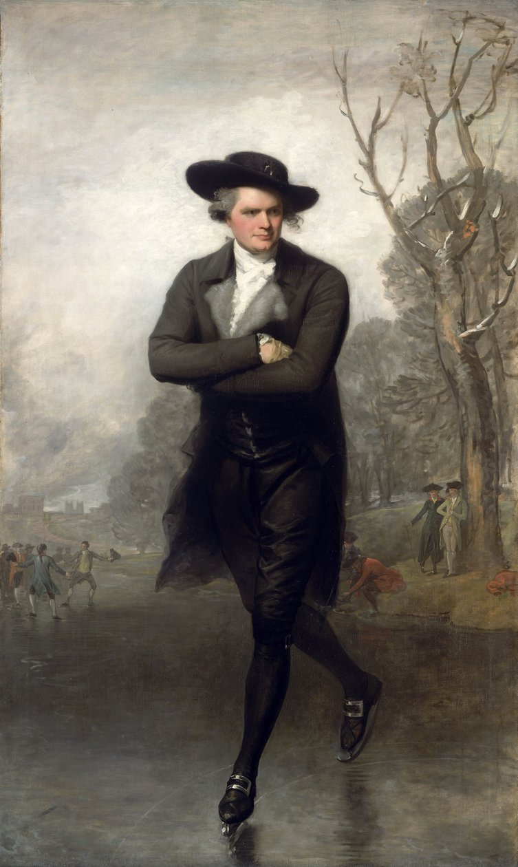 El patinador (Retrato de William Grant) de Gilbert Stuart