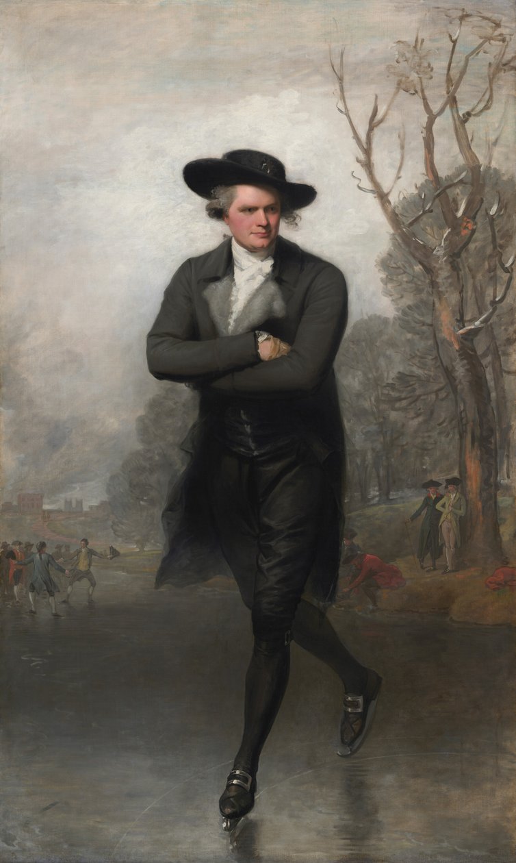 El patinador (Retrato de William Grant) de Gilbert Stuart