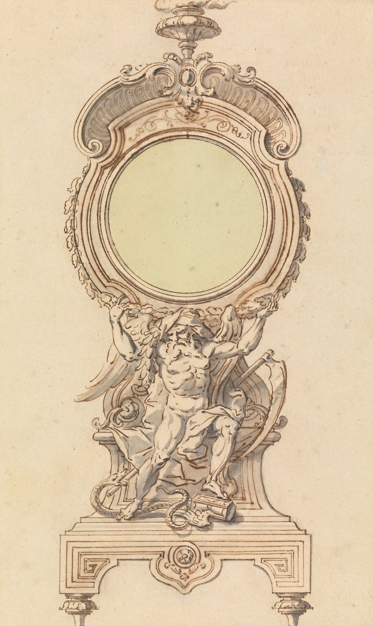 Diseño para una caja de reloj de Gilles Marie Oppenord