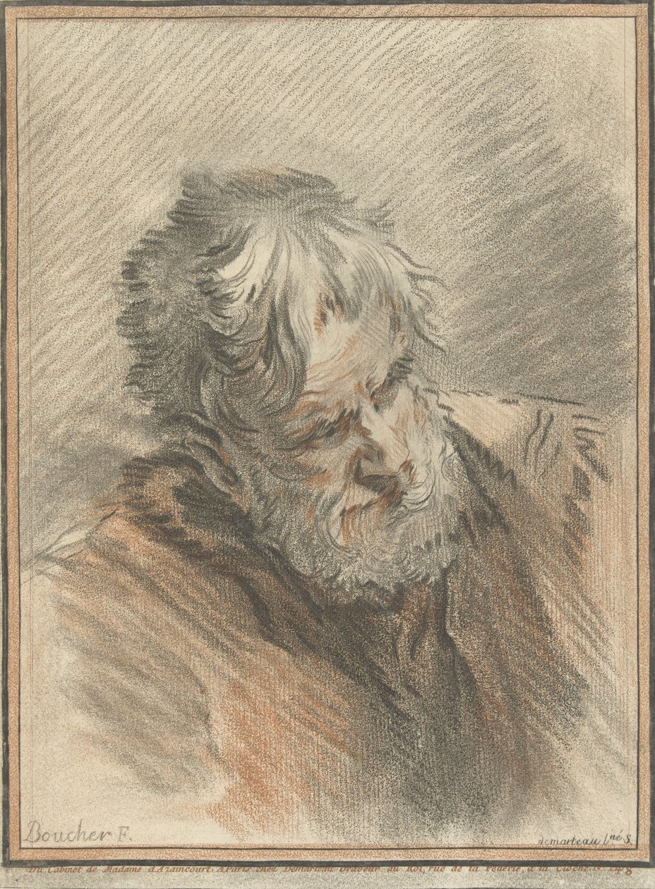 Cabeza de un anciano de Gilles Demarteau