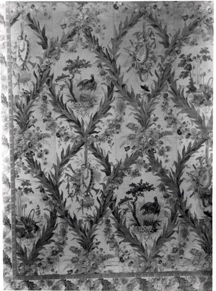 Revestimiento de seda de la pared del dormitorio de la emperatriz, 1787 de Gilles Gaudin