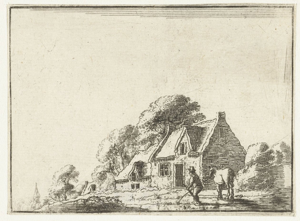 paisaje con una granja de Gilles Neyts