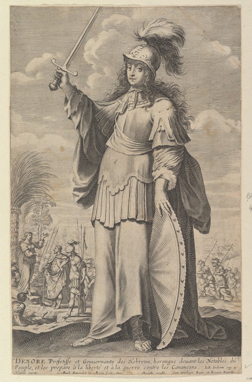 Déborah, 1647. Creadores: Gilles Rousselet, Abraham Bosse de Gilles Rousselet and Abraham Bosse