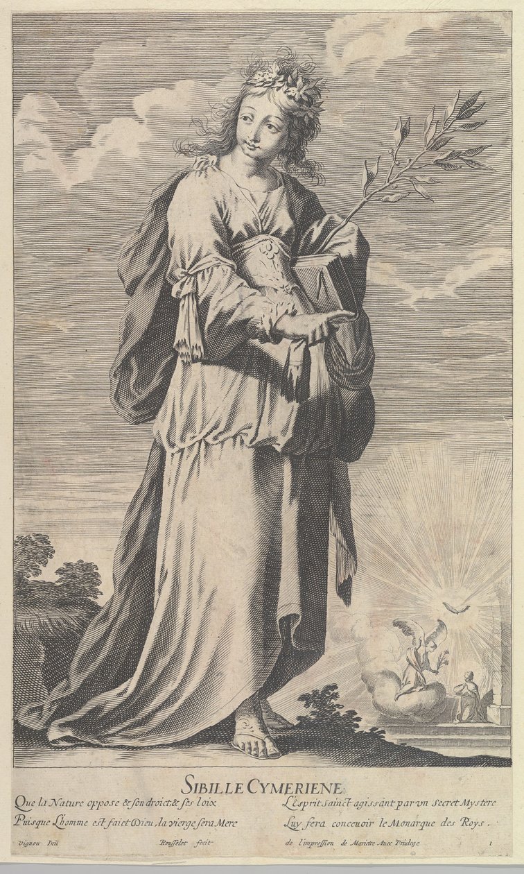 Sibila Cimeria, ca. 1635 de Gilles Rousselet and Abraham Bosse