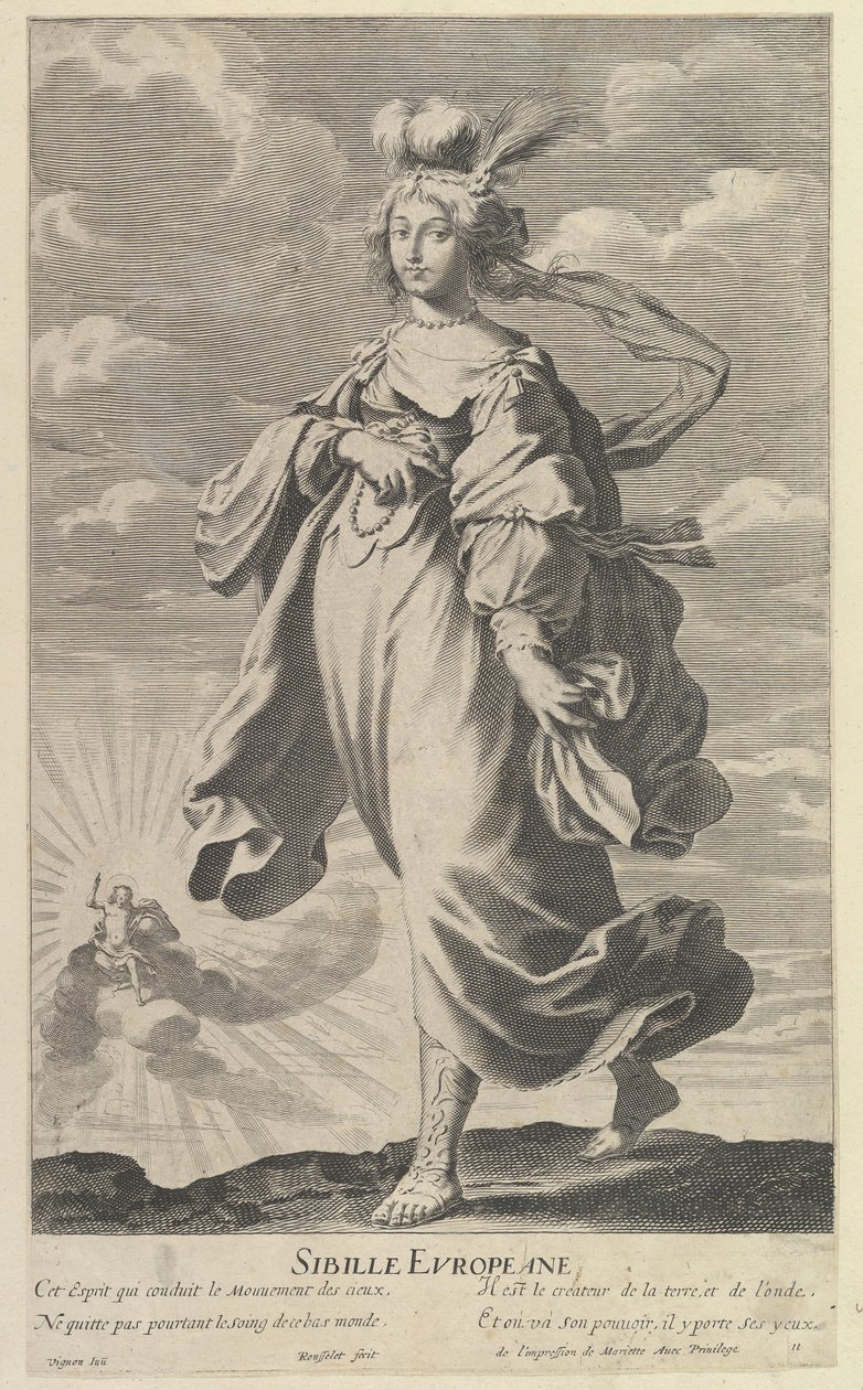 Sibila Europea de Gilles Rousselet and Abraham Bosse