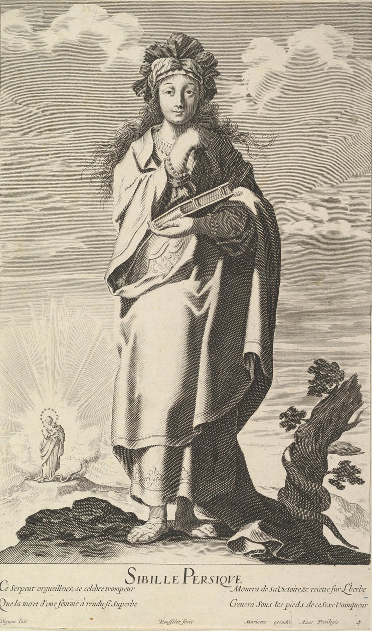 Sibila Pérsica de Gilles Rousselet and Abraham Bosse