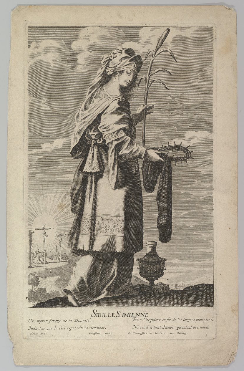 Sibylle Samienne, ca. 1635 de Gilles Rousselet and Abraham Bosse