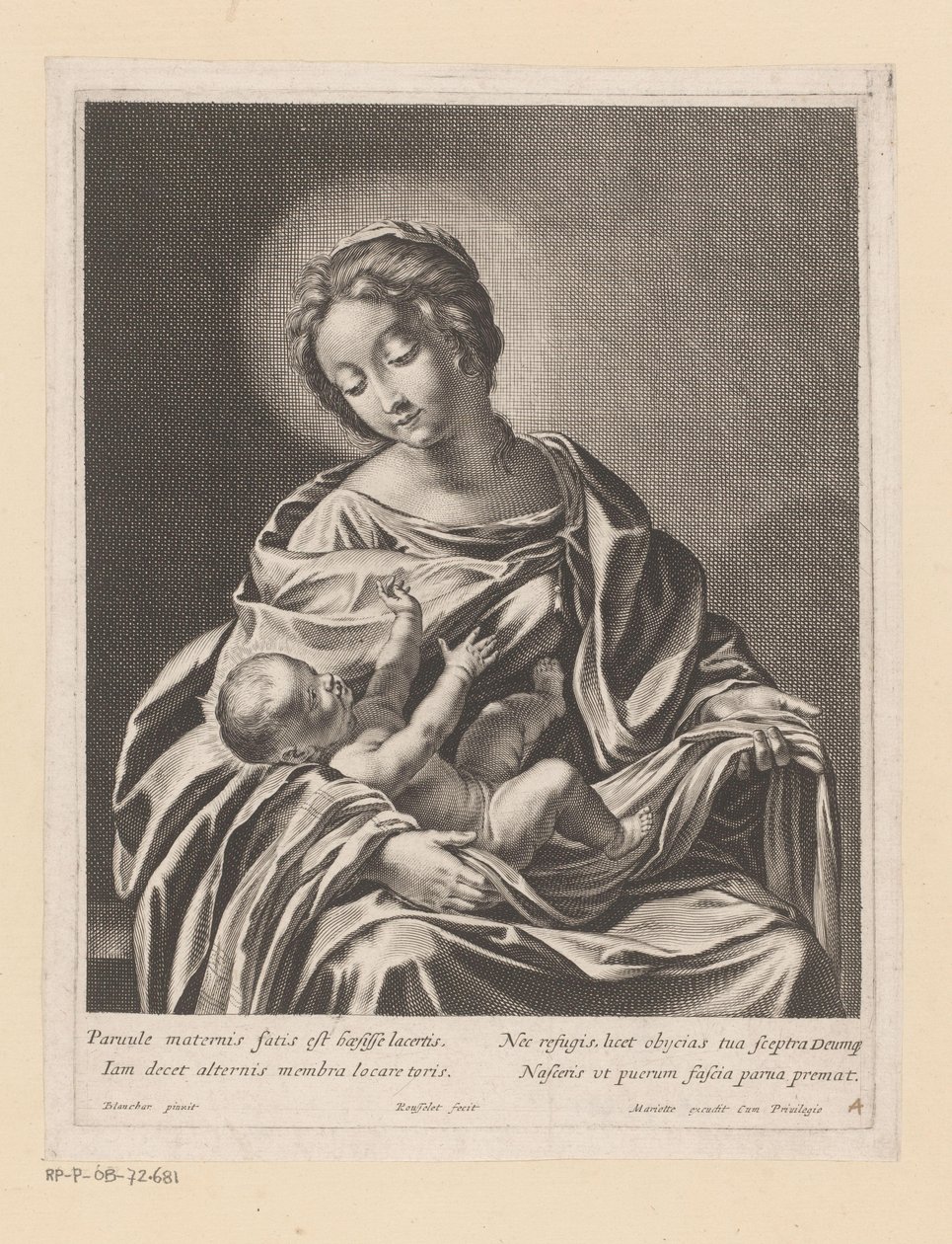 María con niño de Gilles Rousselet