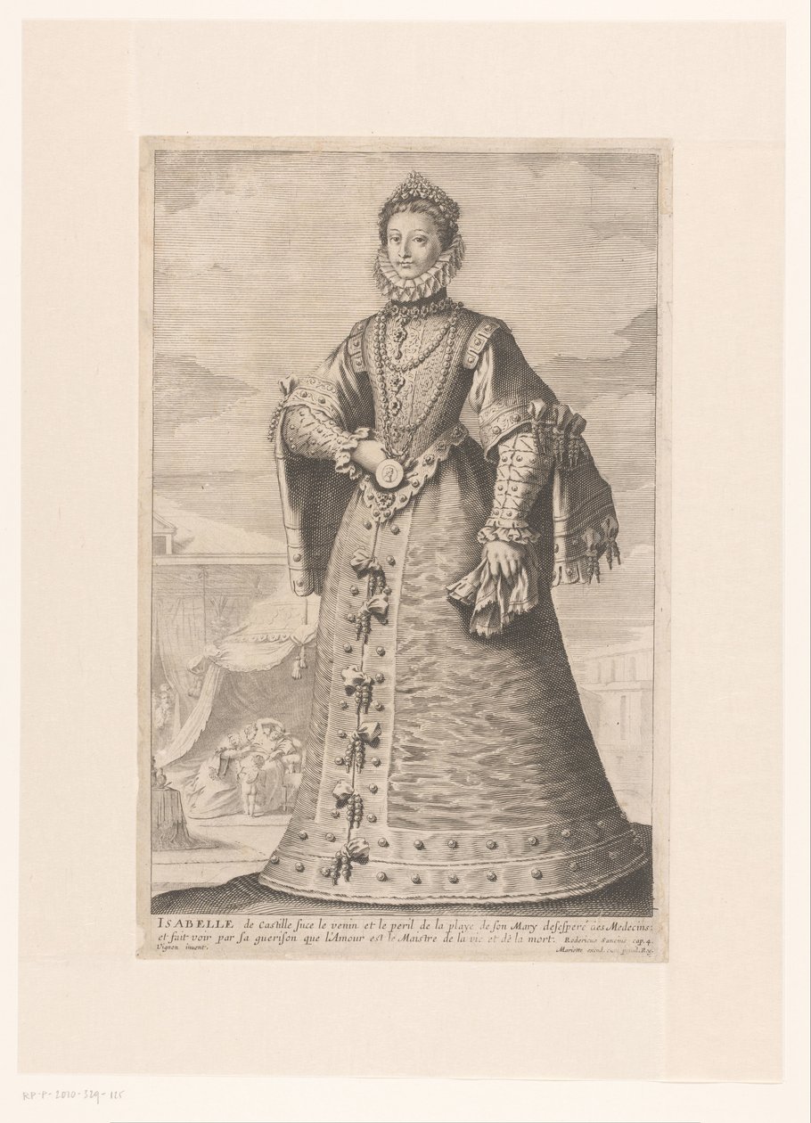 Retrato Isabel de Castilla de Gilles Rousselet