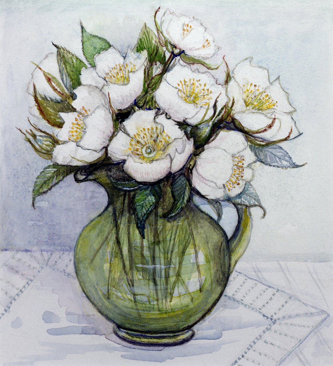 Rosas de Navidad, 1984 de Gillian Lawson