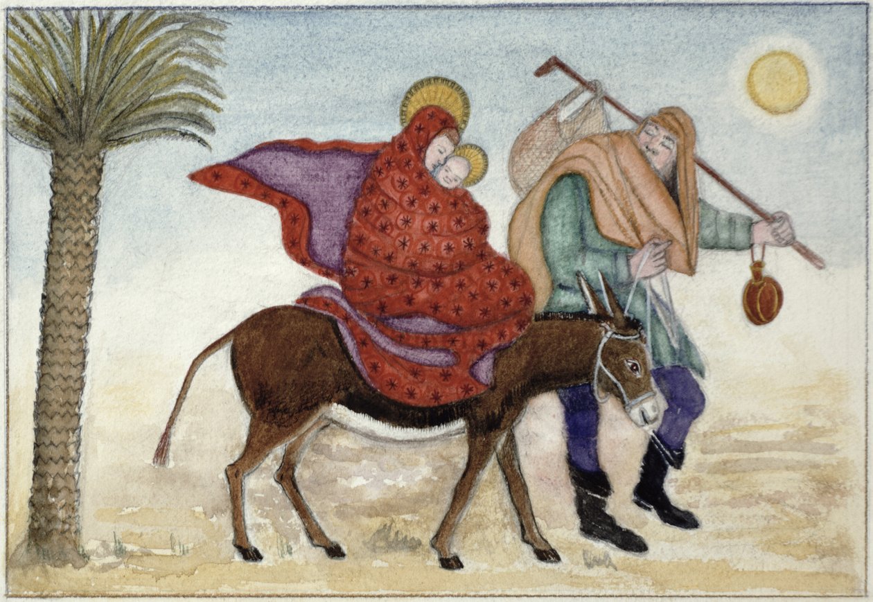 Huida a Egipto III de Gillian Lawson
