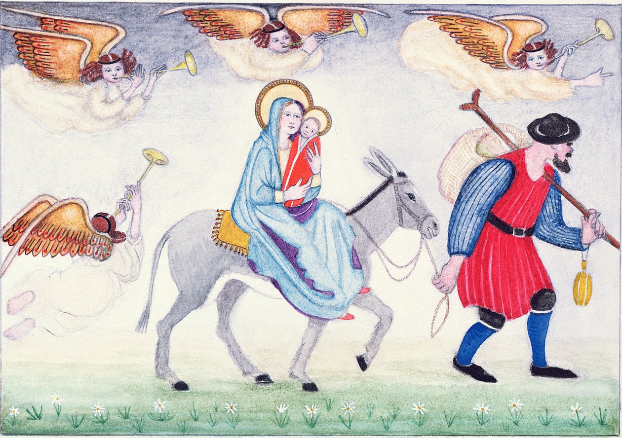 Huida a Egipto III de Gillian Lawson