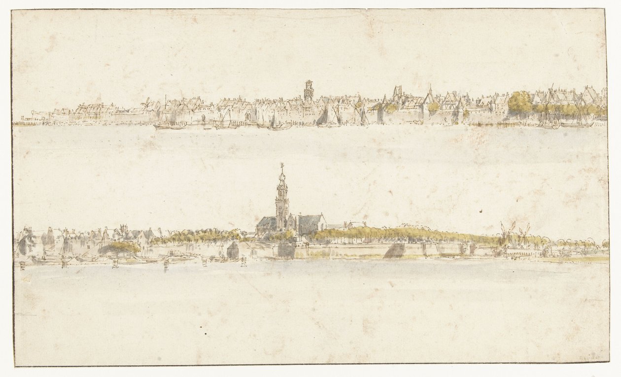 Dos vistas de Amberes de Gillis Neyts
