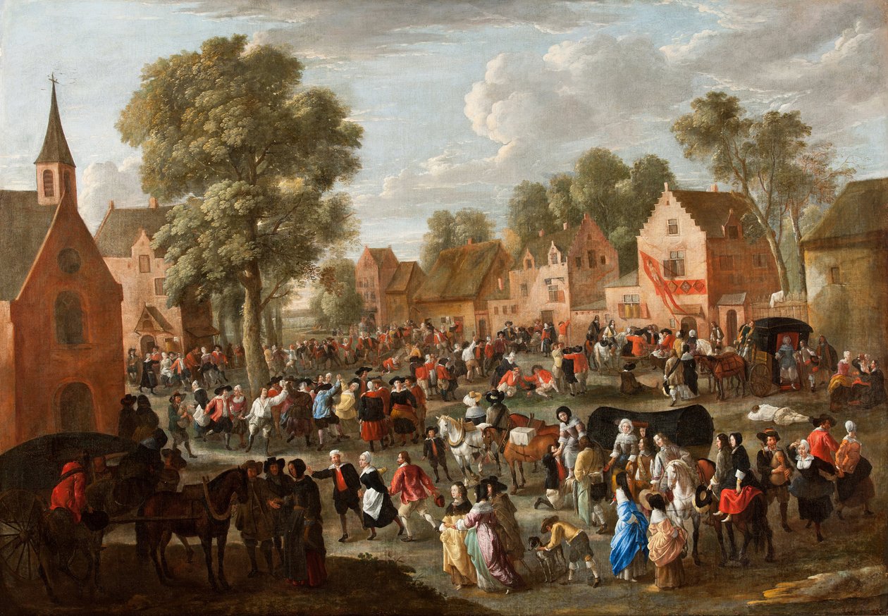 Kermés del pueblo de Gillis van Tilborgh the younger