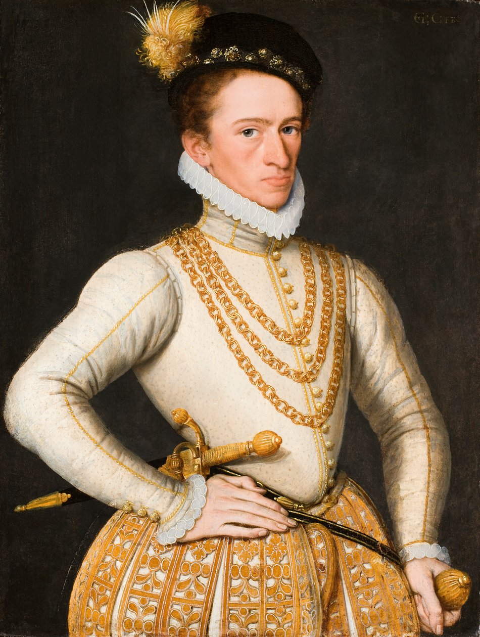 Retrato de un noble desconocido, 1575 de Gillis Claeissens