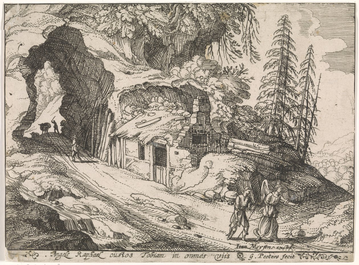 Paisaje con Tobías y Arcángel Rafael de Gillis Peeters (I)