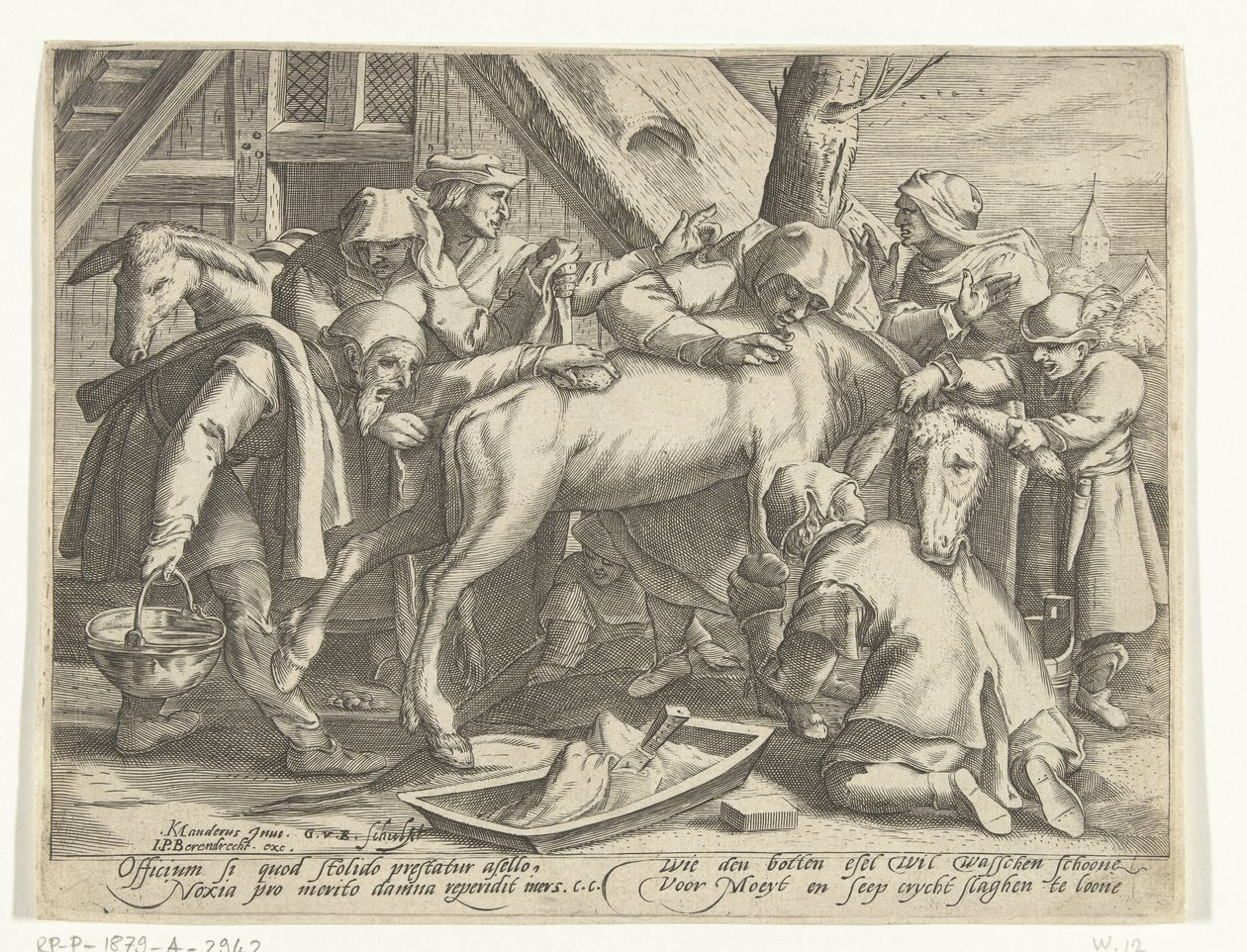 lavando el burro de Gillis van Breen