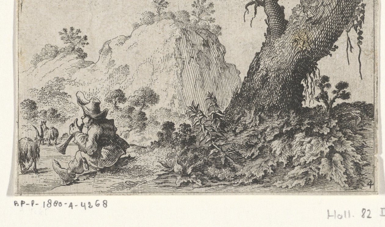 pastorcillo Paisajes (título de la serie) de Gillis van Scheyndel (I)
