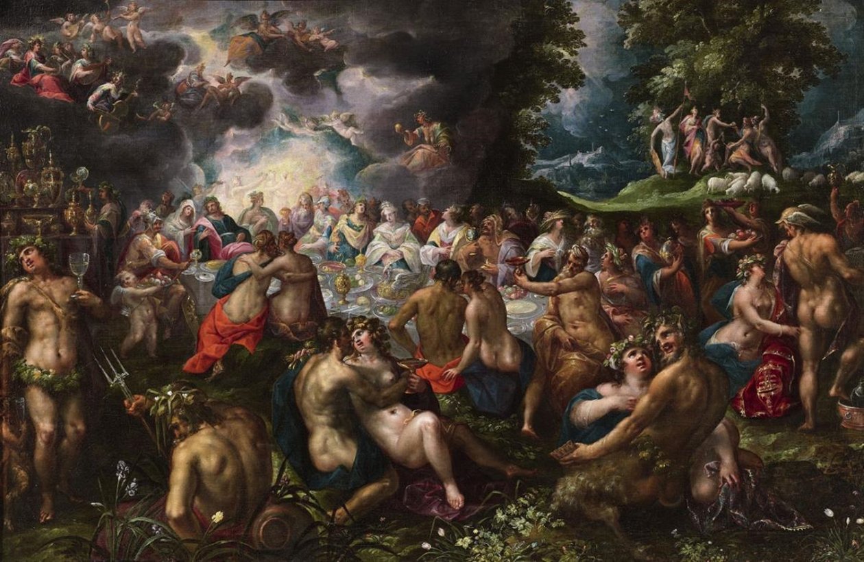 Gillis-van-Valckenborch-El matrimonio de Peleo y Tetis de Gillis van Valckenborch
