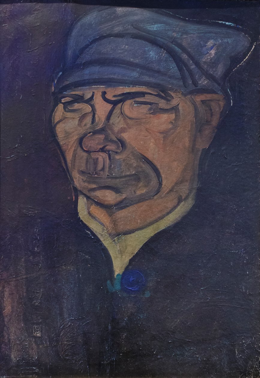 Cabeza de pescador, pescador de Burano de Gino Rossi
