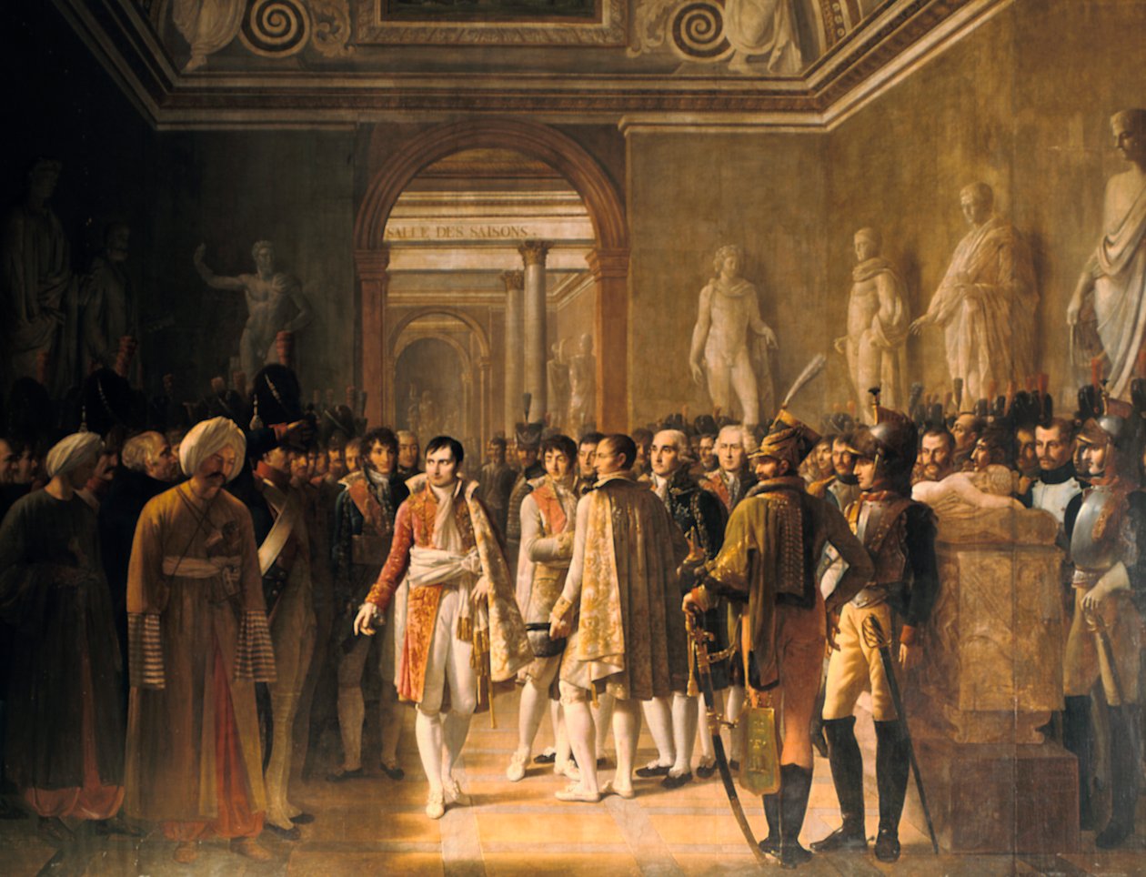 Napoleón recibiendo en el Louvre a los diputados del ejército, 8 de diciembre de 1804, 1808 de Gioacchino Giuseppe Serangeli