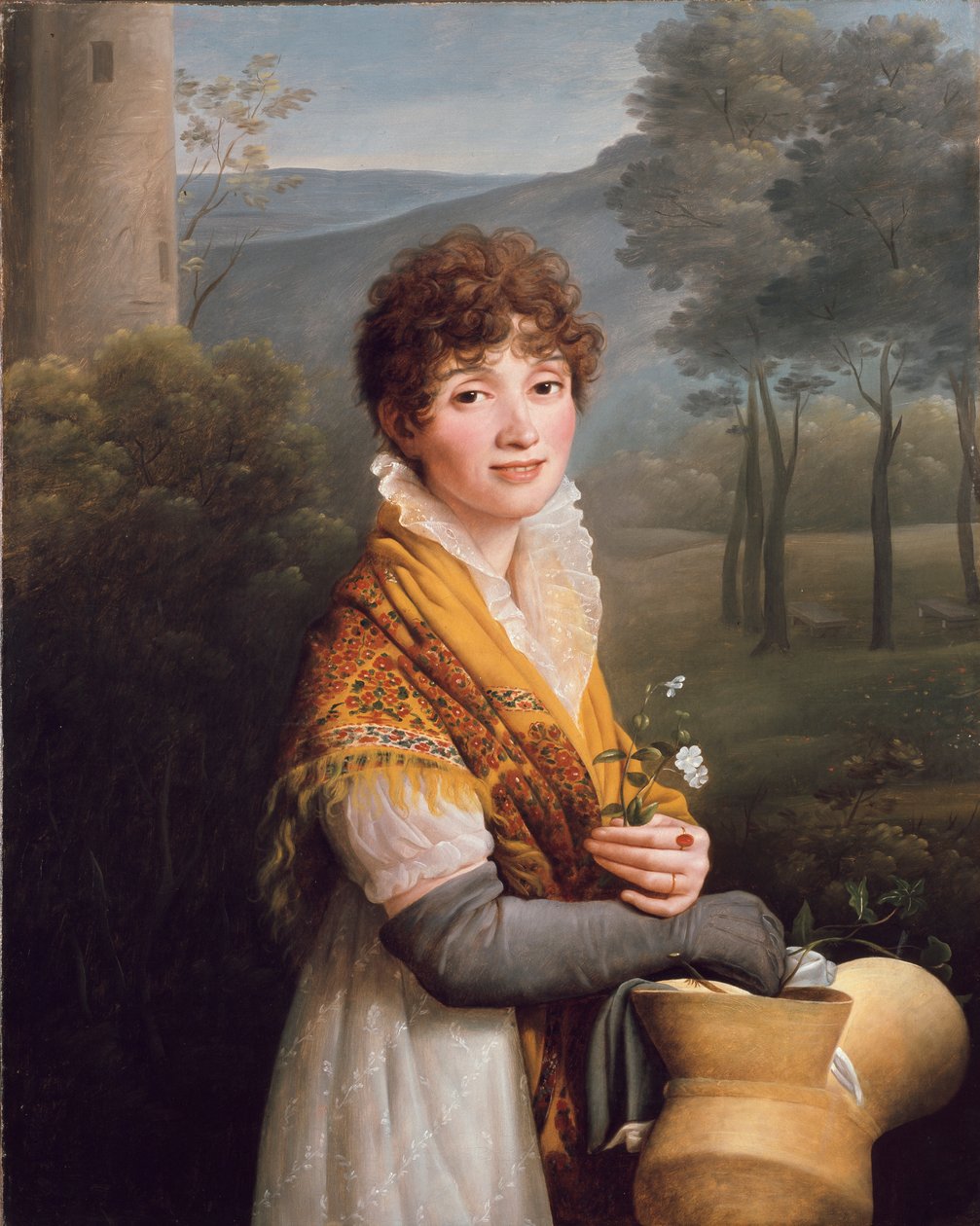 Retrato de una Joven de Gioacchino Giuseppe Serangeli