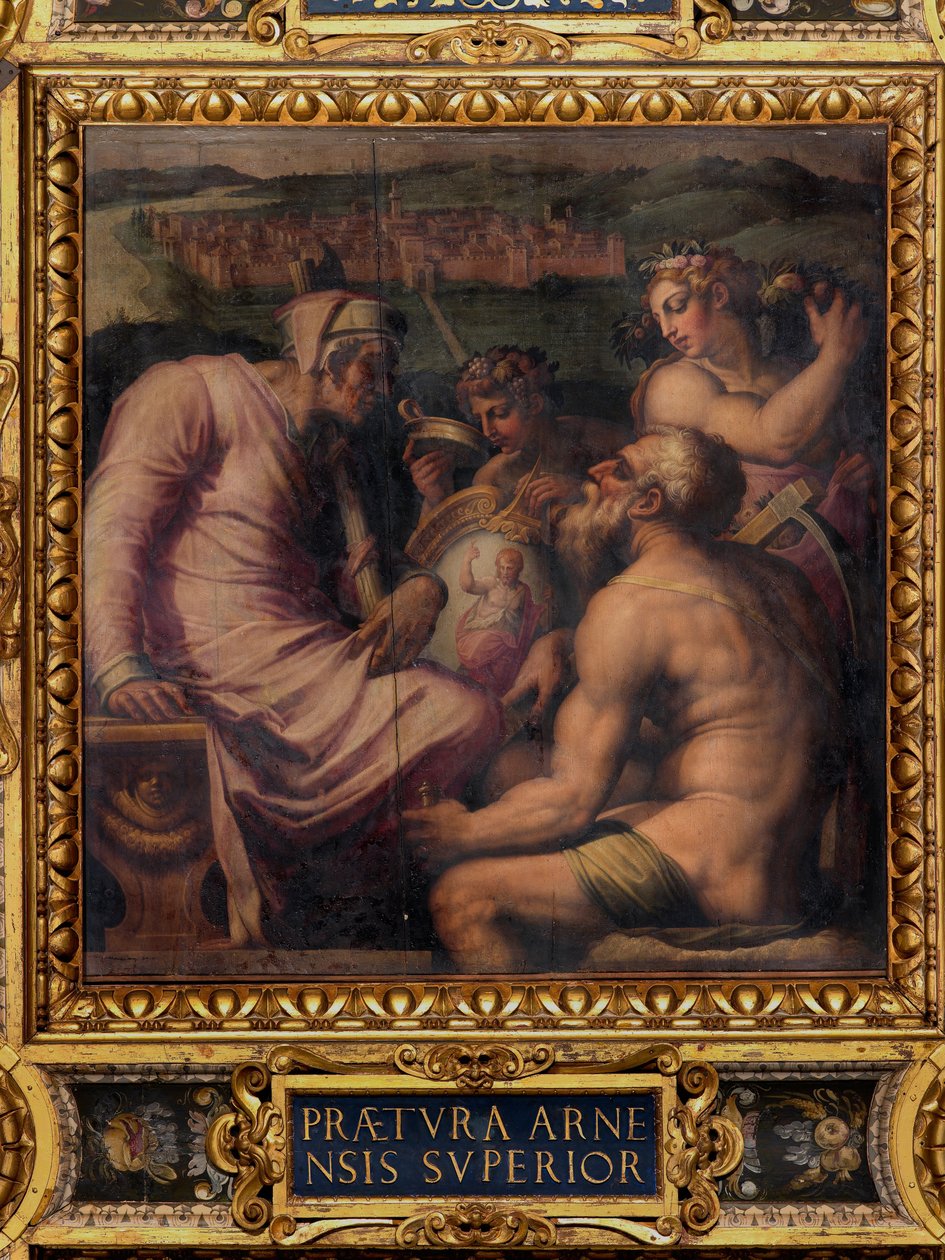 Alegoría de San Giovanni Valdarno de Giorgio Vasari