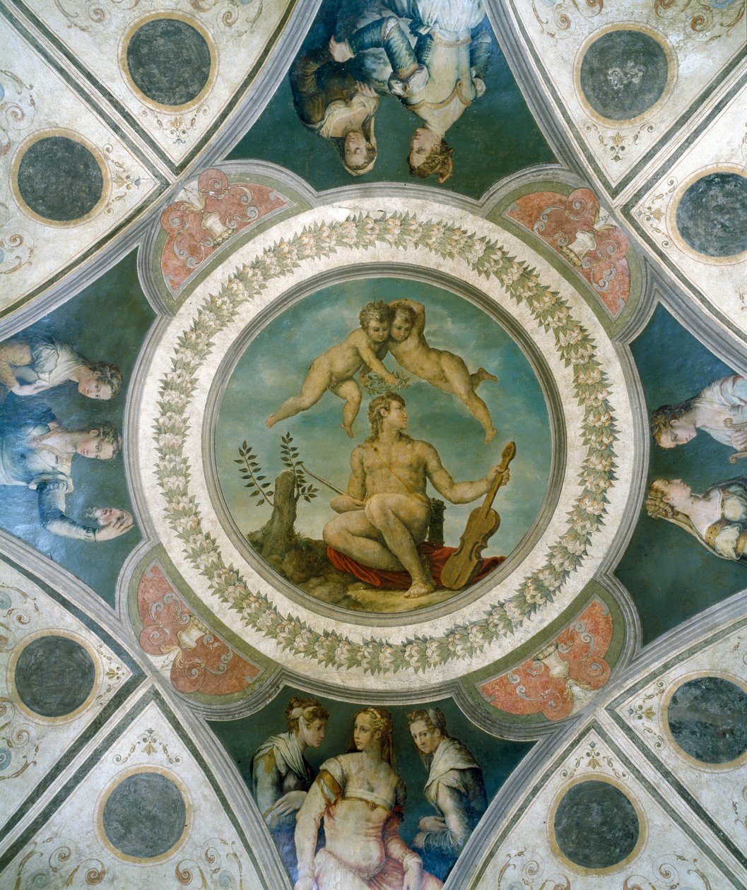 Apolo y la alegoría del amor conyugal, Cámara de Apolo de Giorgio Vasari