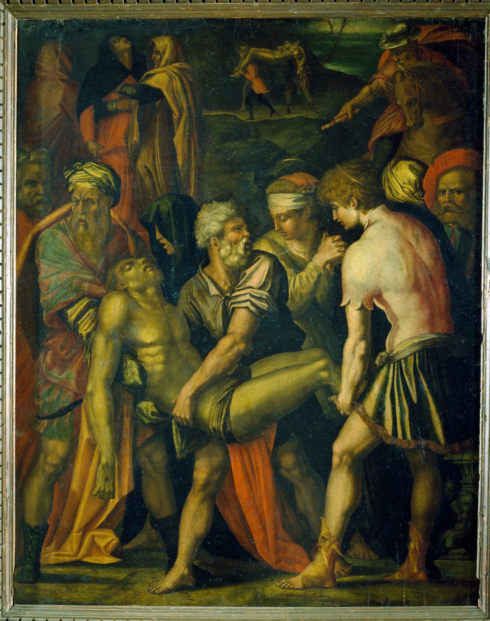 Cristo llevado a la cruz, Cámara de Abramo de Giorgio Vasari